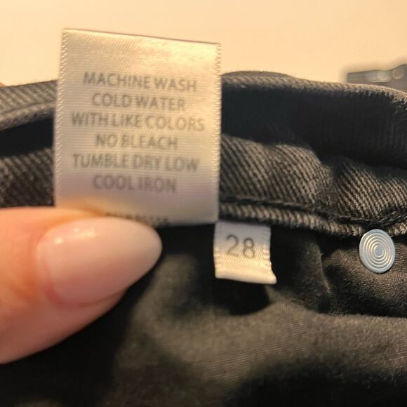 Pistola Black Keaton High Rise Distressed Jeans Size 28 - Picture 8 of 12